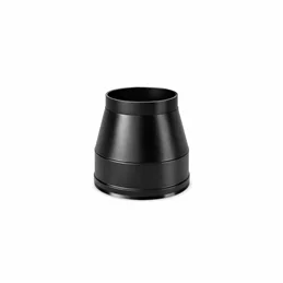 Cappello terminale conico N2TO ISO25 NERO OPACO Canna fumaria doppia parete