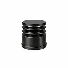 Terminal cap with rings N2TLN ISO25 MATT BLACK Double wall flue