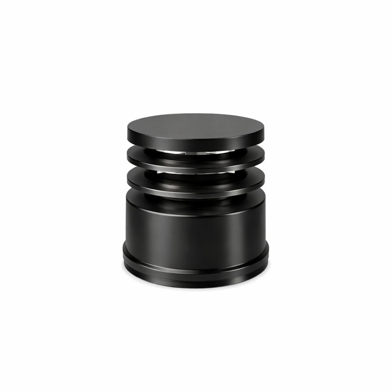 Terminal cap with rings N2TLN ISO25 MATT BLACK Double wall flue