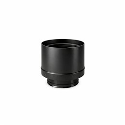Cappello terminale antintemperie N2AR ISO25 NERO OPACO Canna fumaria doppia parete