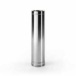 Pipe L 0.50 m double wall flue ISO25 De Marinis Inox