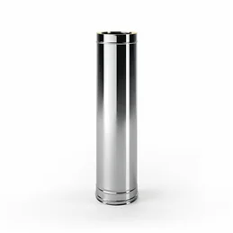 Tubo da 0,33 metro I2T3 ISO25 INOX Canna fumaria doppia parete