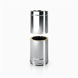 Telescopic tube double wall flue ISO25 De Marinis Inox