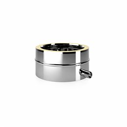 Side condensate drain plug double wall flue ISO25 De Marinis Inox