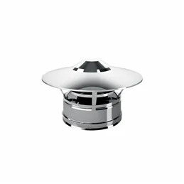 Chinese double wall flue hat ISO25 De Marinis Inox
