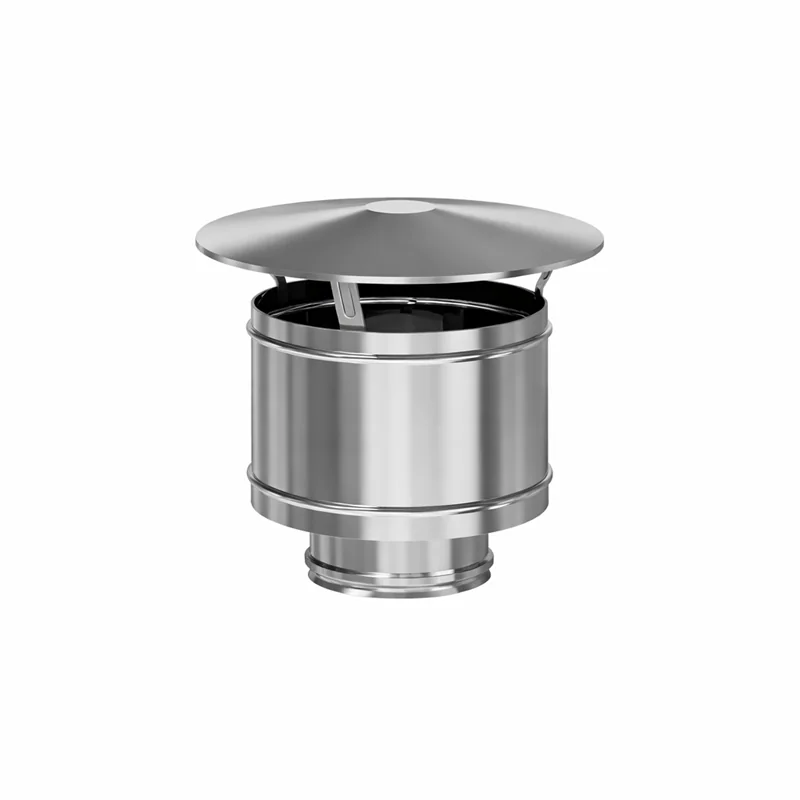 Weatherproof terminal cap I2AP ISO25 INOX Double wall flue