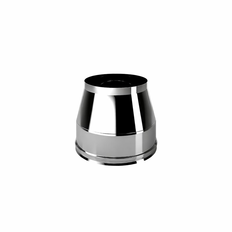 Cappello tronco-conico I2TO ISO25 INOX Canna fumaria doppia parete