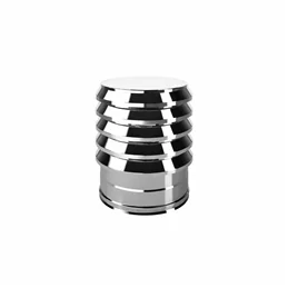 Cappello terminale ad anelli I2TE ISO25 INOX Canna fumaria doppia parete