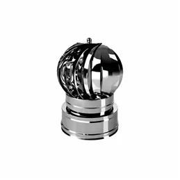 De Marinis Inox double wall flue wind turbine hat ISO25