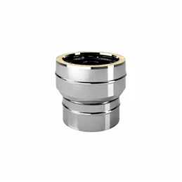Single-double junction double wall flue ISO25 De Marinis Inox