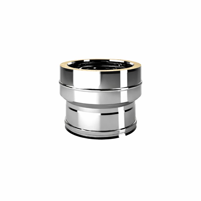 Raccordo maggiorazione I2RCDA ISO25 INOX Canna fumaria doppia parete