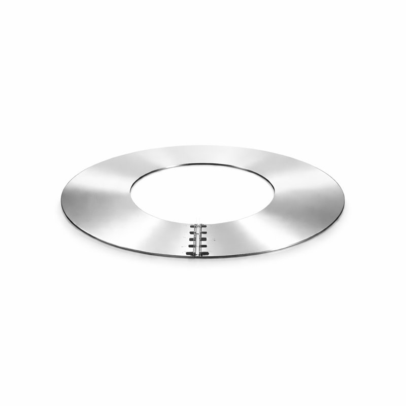 Stainless steel De Marinis flue hole cover clamp