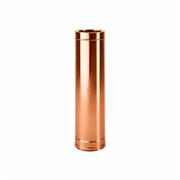 Pipe L 0.25 m double wall flue ISO25 De Marinis Rame
