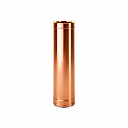 Pipe L 0.25 m double wall flue ISO25 De Marinis Rame