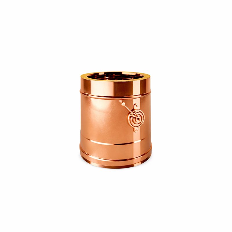 ISO25 De Marinis Copper double wall flue gas calibration damper module