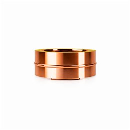 Blind plug for double wall flue ISO25 De Marinis Copper