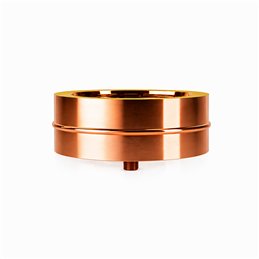 Double wall flue condensate drain cap ISO25 De Marinis Copper