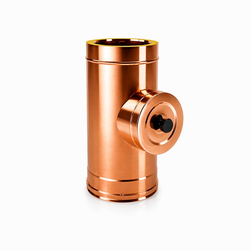 Inspection module for double wall flue ISO25 De Marinis Copper