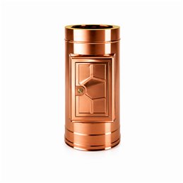 Unburnt collection chamber double wall flue ISO25 De Marinis Copper