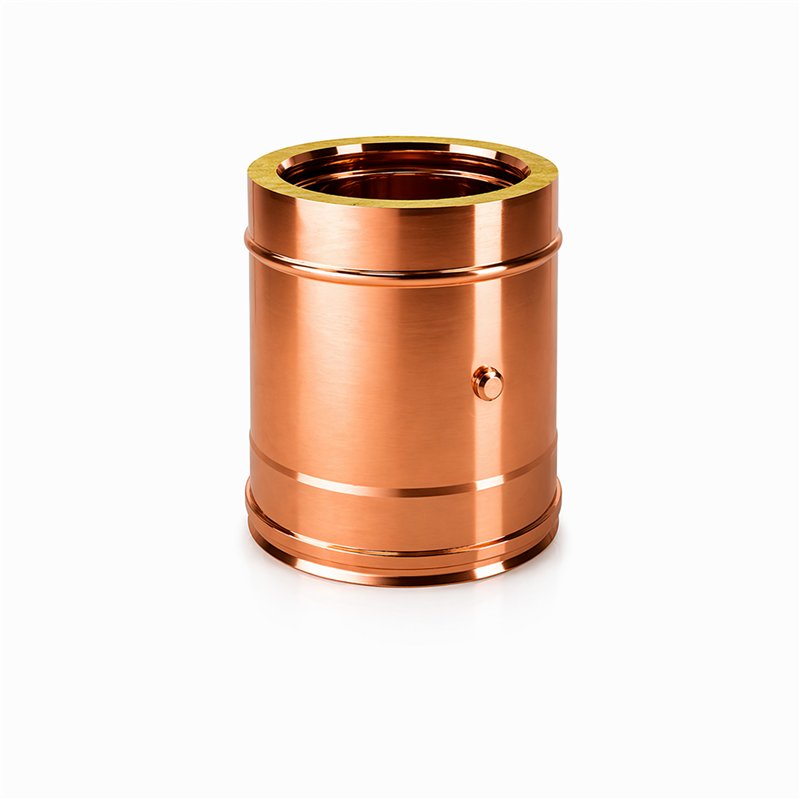 Double wall flue smoke detection module ISO25 De Marinis Copper