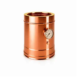 Double wall flue ISO25 smoke and temperature detection module De Marinis Copper