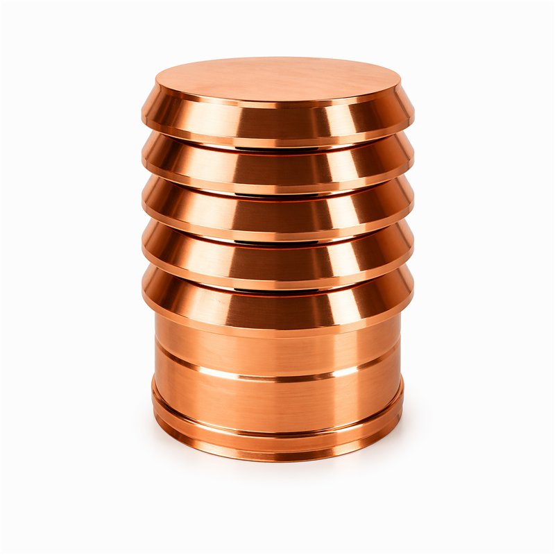 Double wall flue ring hat ISO25 De Marinis Copper