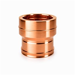 Double wall flue connection ISO25 De Marinis Copper