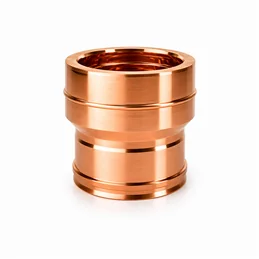 Double wall flue connection ISO25 De Marinis Copper