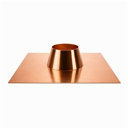Copper De Marinis flue for flat roofs