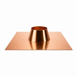 Copper De Marinis flue for flat roofs