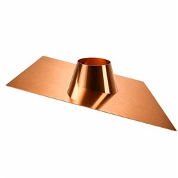 Pitched roof for sloping roofs flue Copper De Marinis