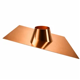 Pitched roof for sloping roofs flue Copper De Marinis