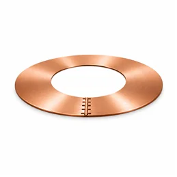 De Marinis copper flue cover hole cover band