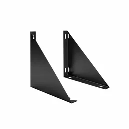 Coppia alette di supporto piastra intermedia KCP ISO25 RUSTY Canna fumaria doppia parete