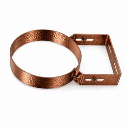 Adjustable wall support bracket RMSM ISO25 HAMMERED COPPER Double wall flue