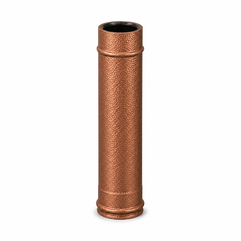 0.5 meter pipe RM1T5 ISO10 HAMMERED COPPER Double wall flue