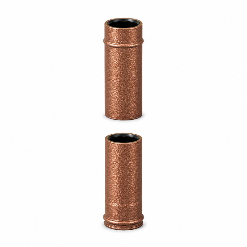 Telescopic pipe RM1ET ISO10 HAMMERED COPPER Double wall flue