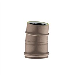 5° bend K1C05 ISO10 RUSTY Double wall flue