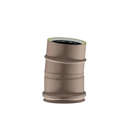 Curva a 5° K1C05 ISO10 RUSTY Canna fumaria doppia parete