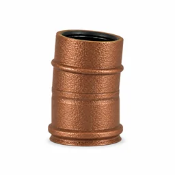 5° bend RM1C05 ISO10 HAMMERED COPPER Double wall flue