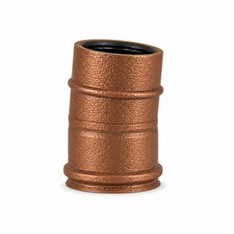 Curva a 5° RM1C05 ISO10 verniciato RAME MARTELLATO Canna fumaria doppia parete