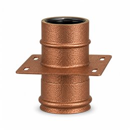 Intermediate support plate RM1PI ISO10 HAMMERED COPPER Double wall flue