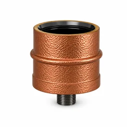 Tappo con scarico condensa RM1TS ISO10 verniciato RAME MARTELLATO Canna fumaria doppia parete
