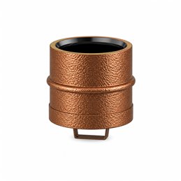 Blind cap with handle RM1TA ISO10 HAMMERED COPPER Double wall flue