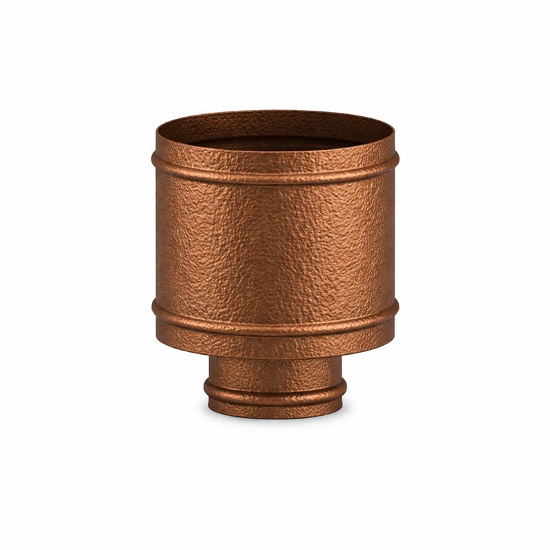 Terminal cap for weather protection RM1AR ISO10 HAMMERED COPPER Double wall flue