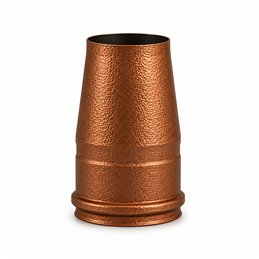 Truncated cone terminal cap RM1TO ISO10 HAMMERED COPPER Double wall flue