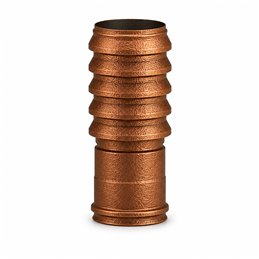 Cappello terminale ad anelli RM1TE ISO10 verniciato RAME MARTELLATO Canna fumaria doppia parete