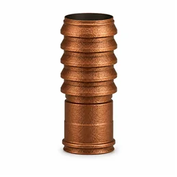 Terminal cap with rings RM1TE ISO10 HAMMERED COPPER Double wall flue