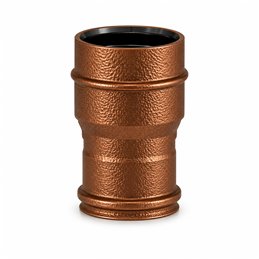 Increased fitting RM1RCDA ISO10 HAMMERED COPPER Double wall flue