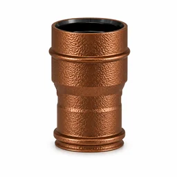 Increased fitting RM1RCDA ISO10 HAMMERED COPPER Double wall flue